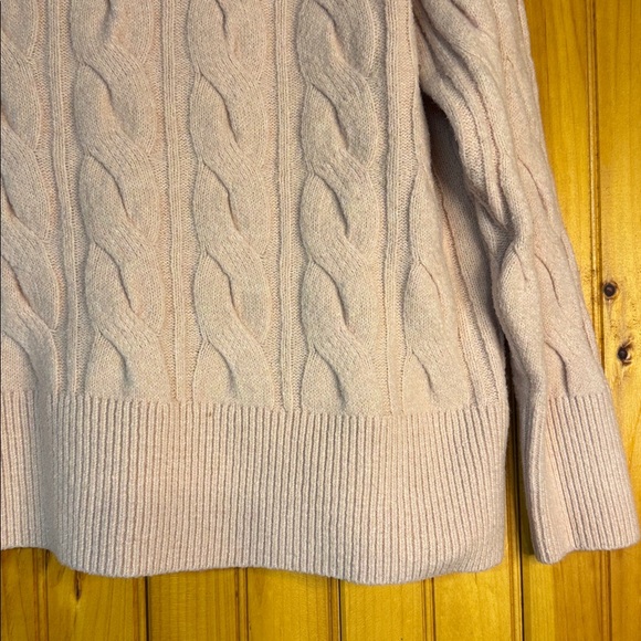Aerie Cable Knit Sweater - Soft Pink - Picture 5 of 7